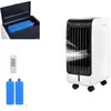 Image de Climatiseur Mobile 6L 75W 4 en 1 COSTWAY-Rafraîchisseur d’Air Ventilateur-Télécommande-Minuterie 8H-3 Vitesse-32x25x57 cm-Ecran LCD