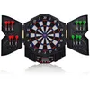 Image de GIANTEX Jeu de Fléchettes Électronique avec Écran LED27 Jeux et 216 Variantes pour 1-8 Joueurs 12 Fléchettes Inclus