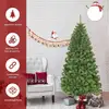 Image de Costway Arbre De Noël Artificiel 180cm,928 Embouts Sapin Epicéa, Avec Support En Métal