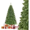 Image de Sapin de Noël Artificiel 180 CM COSTWAY - Ouverture Automatique des Branches - Support en Métal - 928 Branches - Décoration de Fête