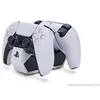Image de Station de charge double - POWER A - PS5 DualSense - Blanc - Charge 2 manettes simultanément - LED indicateur