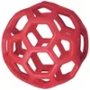Image de Balle en caoutchouc JW Pet Hol-ee Roller Medium - Ø 11 5 cm - Coloris aléatoire : bleu vert ou rouge - Pour chien