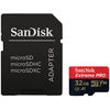 Image de SanDisk Extreme Pro microSDHC UHS-I U3 V30 A1 32 Go + Adaptateur SD