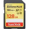 Image de Sandisk Carte Mémoire Flash Extreme Plus - 128go - Video Class V30/uhs Class3/class10