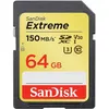Image de SANDISK Extreme SDxc Uhs-I 64Gb classe 10 Vitesses Classe V30