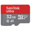 Image de Carte mémoire microSDHC Ultra 32 Go + Adaptateur SD SanDisk Gris et rouge