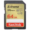 Image de Carte Mémoire SDXC - SANDISK - Extreme 64GB - 170MB/S - 80MB/S - UHS-I Class 10 U3 V30