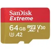 Image de SanDisk Extreme Carte microSD 64 GB Class 10 UHS-I v30 Video Speed Class résistance aux chocs étanche