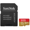 Image de SanDisk Extreme microSDXC UHS-I U3 64 Go + Adaptateur SD
