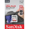 Image de Carte Mémoire Sd Sandisk Ultra Plus 128gb Sdxc 150mb S Rouge Et Gris