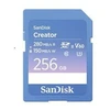 Image de Carte Mémoire Sd Sandisk Creator 256 Go Bleu