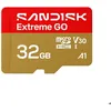 Image de Carte microSD - SANDISK - Extreme GO 32 Go - microSDHC UHS-I - U3 V30 - 100 Mo/s lecture