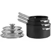 Image de Set Casseroles Ninja Foodi Zerostick C53000eu 16 18 20 Cm Noir Aluminium