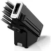 Image de Bloc-couteaux - Foodi - Staysharp K32006euuk - Avec Affûteur - Ensemble De Couteaux - 6 Pieces Aiguisées - Bois Foncé
