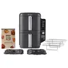 Image de Ninja Sl400eu Friteuse Double 9,5 L 2470 W Friteuse D’air Chaud Noir, Gris
