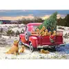 Image de Cobble Hill Puzzle 1000 Pièces Family Outing Chiens Noël