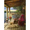 Image de Cobble Hill Puzzle Cabin Porch - 1000 Pièces Puzzle Nature
