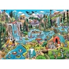 Image de Cobble Hill Puzzle Doodletown Portage Pandemonium 1000 Pièces Carton