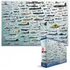 Image de Puzzle Eurographics Evolution Des Avions De Guerre 2000 Pièces Multicolor Carton