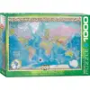 Image de Eurographics Map Of The World 1000pcs Jeu De Puzzle 1000 Pièce(s) Cartes