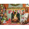 Image de Eurographics Puzzle De Noël - Christmas By The Fireplace - 500 Pièces Xxl