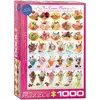 Image de Eurographics Ice Cream Flavours 1000pcs Jeu De Puzzle 1000 Pièce(s) Alimentation Et Boissons