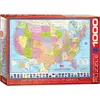 Image de Eurographics Puzzle Carte Des États-unis - Puzzle 1000 Pièces