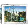 Image de Eurographics Puzzle Cygnes Reflétant Des Éléphants - Salvador Dalí - 1000 Pièces