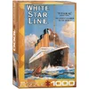 Image de Eurographics Titanic White Star Line 1000pcs Jeu De Puzzle 1000 Pièce(s) Bateaux