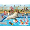 Image de Eurographics Puzzle Pièces Xxl - Crazy Pool Party - 500 Pièces