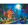 Image de Eurographics Puzzle Moon Lake Cabin 1000 Pièces Paysage