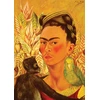 Image de Eurographics Puzzle Autoportrait Frida Kahlo Avec Singe Et Perroquet 1000 Pièces