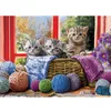 Image de Puzzle 500 pièces XL : Chatons au tricot