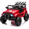 Image de Voiture Électrique Enfant 12V Véhicule Électrique avec Télécommande Musique & LED & Klaxon 3 Vitesses pour Enfants 3+ Ans -Rouge