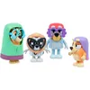 Image de Figurines Mini Articulées Bluey Grannies Lot De 4 Plastique Bleu Avec Accessoires