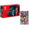 Image de Console de salon - Nintendo - Switch - 32Go - Rouge/Bleu Néon - Nouveau modèle V2