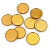 Image de 9 Disques De Reliure - Or