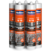 Image de Mastic silicone neutre transparent en cartouche de 300ml - lot de 5 AZ98392 (x5)