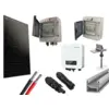 Image de Kit 4 panneaux photovoltaïque pour tôle & fibrociment onduleur centralisé 2000Wc KIT-TO-OC4-OCNO