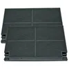 Image de Filtre à charbon Roblin 5403002 112.0158.512 Faber 6093051 6093038 Franke 445903 De Dietrich 92X3413 Electrolux EFF55 Smeg KITFC156