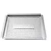 Image de Panier De Cuisson En Inox Pour Barbecue - Bords Surélevés - 40 X 3 X 29 Cm - 1,10 Kg