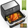Image de Friteuse sans Huile 12L - Panier Flexible - Écran LED - Cuisson 360° Sans Huile - 10 Programmes - Cavité métallique - Air fryer