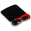 Image de , Tapis De Souris Avec Repose-poignet, Duo Gel, Noir Et Rouge