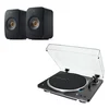 Image de KEF LSX II Noir Carbone + Audio-Technica AT-LP70XBT Noir
