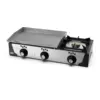 Image de Plancha Gaz Acier Poli 6 Mm 11300 W - Hr Fainca