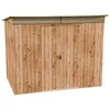 Image de Abri De Jardin Métal Skylight - 4,84m² - Kit Ancrage - Imitation Bois