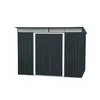 Image de Abri De Jardin Métal - 4,84m² - Kit Ancrage - Anthracite