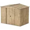 Image de Abri Metal Woodgrain 8 x 6 m DURAMAX