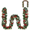 Image de Guirlande De Noël 10m Éclairage 100 Led Blanc Chaud Et Boules De Noël Telecommande