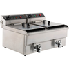 Image de Friteuse Professionnelle Électrique - 2 X 8 Litres - 2 X 3,3 Kw - Combisteel